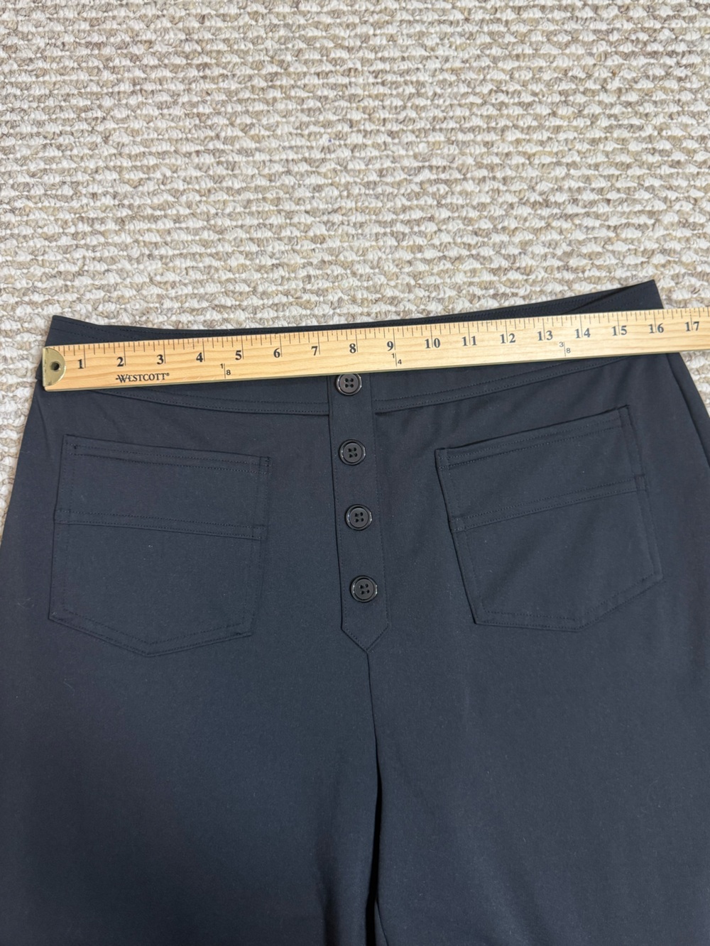 Halara DayStretch High Waisted Patch Pocket Pants in Black XL Tall - Picture 9 of 9